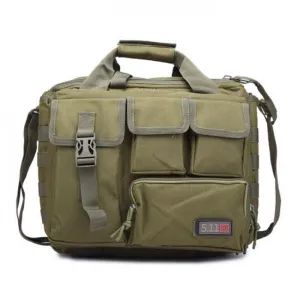 Outdoor Sport Laptop Camera Mochila Men Messenger Bag Travel Tactical Multifunction Bag Green