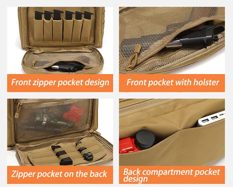 Outdoor tactical multifunctional large capacity storage handbag gun bag GBPB003