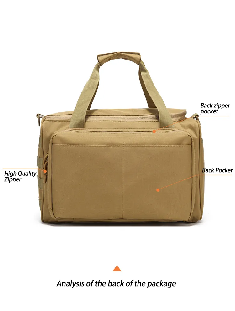 Outdoor tactical multifunctional large capacity storage handbag gun bag GBPB003