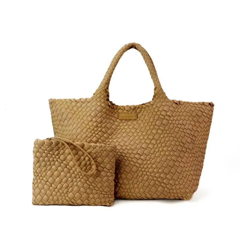 Parker & Hyde - CAMEL OVERSIZED WOVEN TOTE