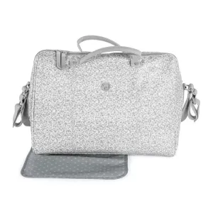 Pasito a Pasito Flower Mellow Grey Travel Diaper Bag