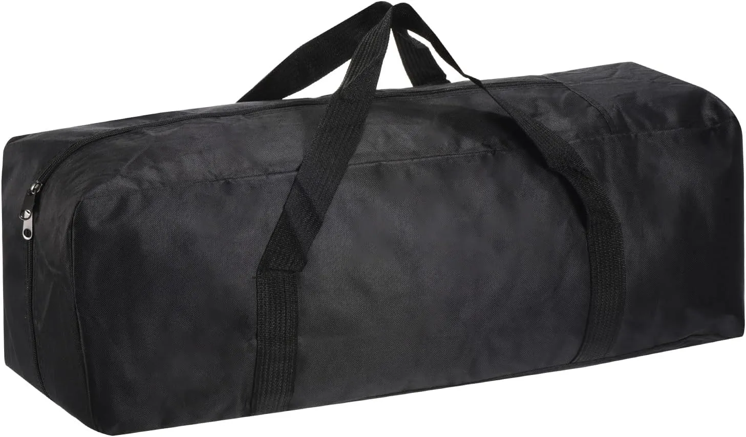 PATIKIL 26" Camp Chair Replacement Bag, Medium Storage Duffle Bag Waterproof Moving Bag with Zipper Foldable Canvas Tote Bag for Travel Camping, Black (26"x7.8"x8.7")