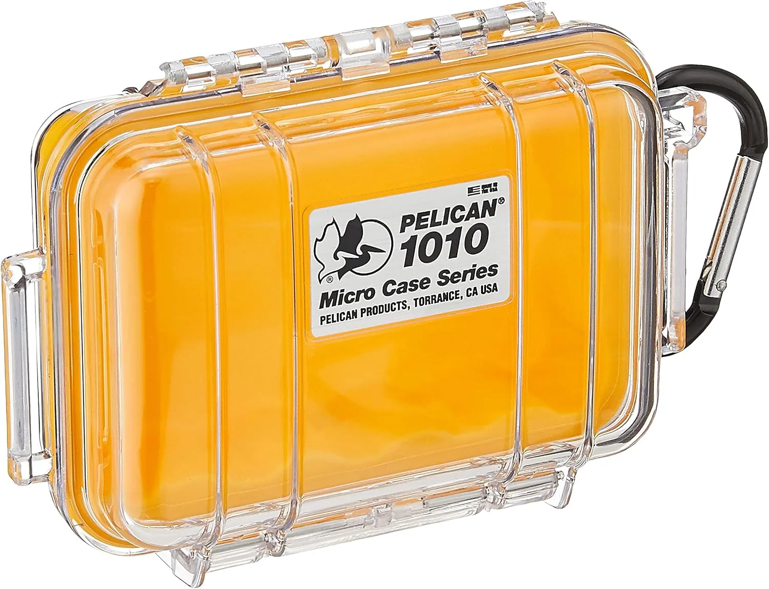 Pelican iPhone 4 Bumper Case - 1010 Micro, Yellow/Clear, Water Resistant, Plastic