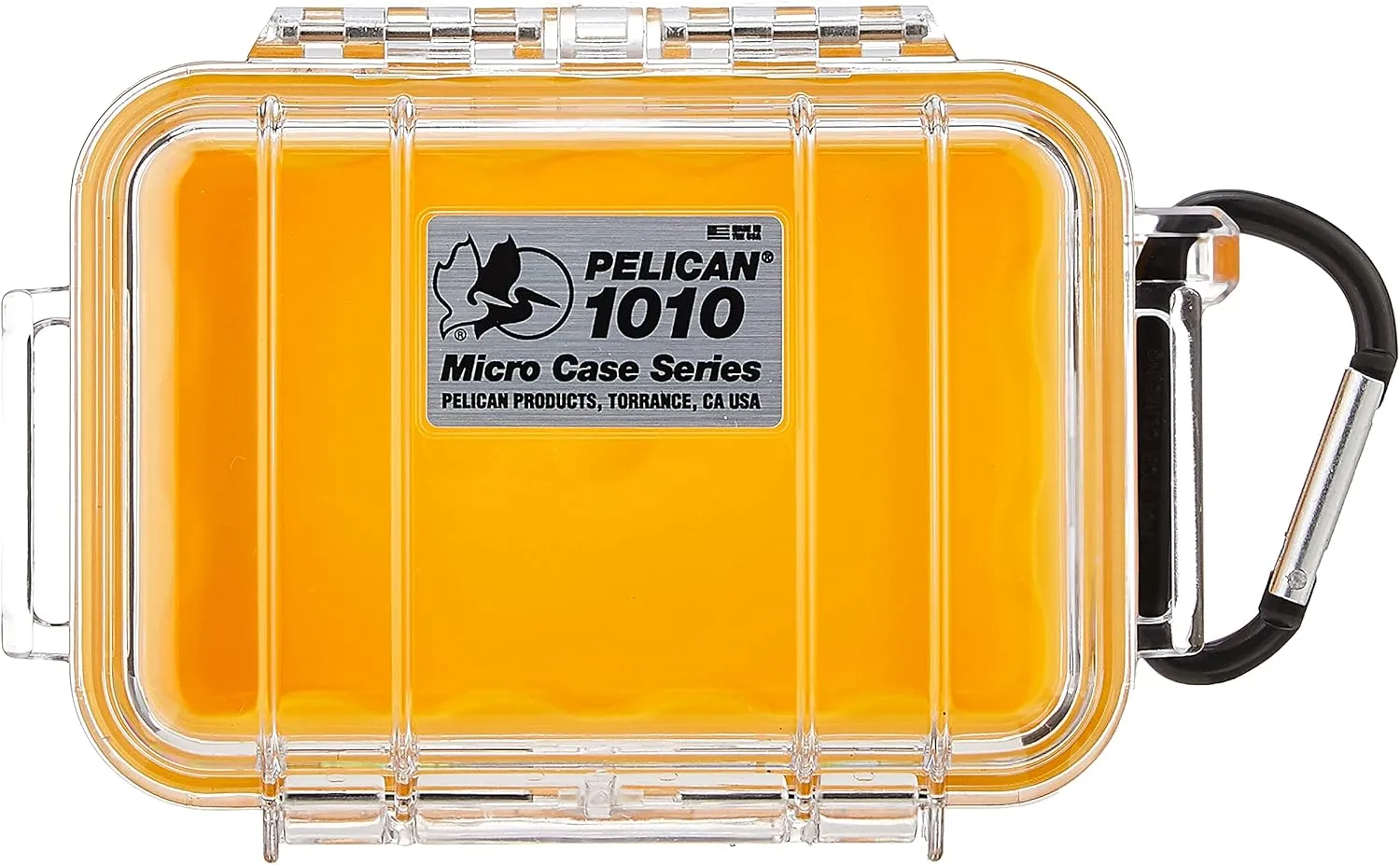 Pelican iPhone 4 Bumper Case - 1010 Micro, Yellow/Clear, Water Resistant, Plastic
