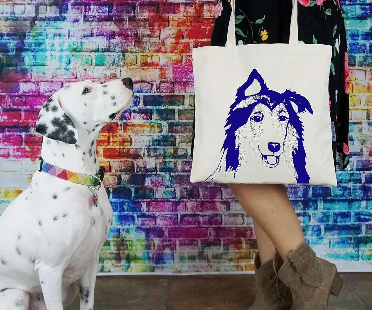 Pet Studio Art Dog Tote Bag