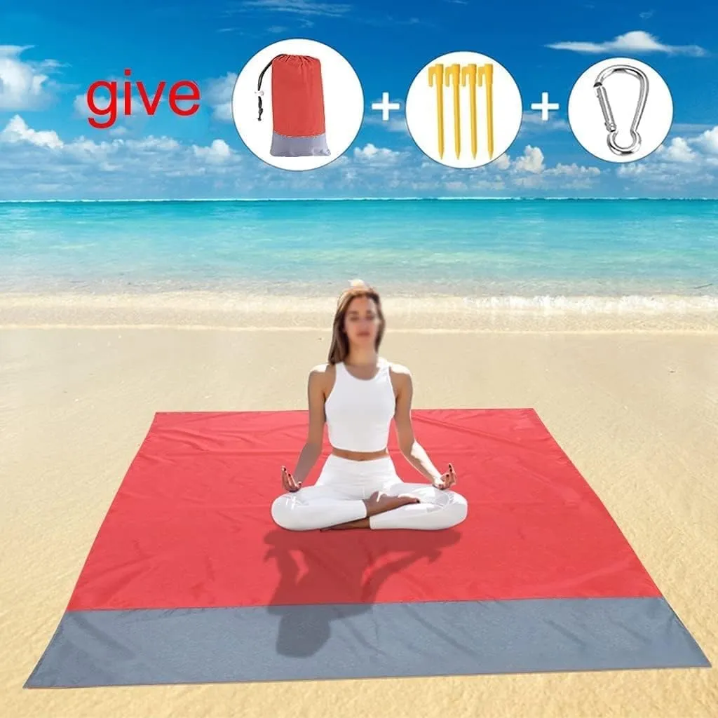 Picnic Blanket Waterproof Beach Blanket Outdoor Portable Picnic Mat Camping Ground Mat Mattress Camping Camping Bed Sleeping Pad Moisture and Heat Insulation (Color : B)