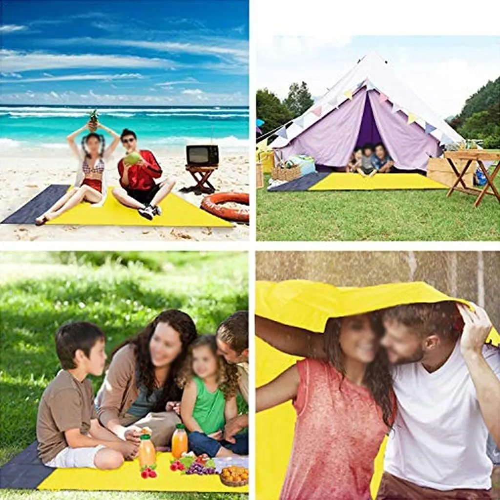 Picnic Blanket Waterproof Beach Blanket Outdoor Portable Picnic Mat Camping Ground Mat Mattress Camping Camping Bed Sleeping Pad Moisture and Heat Insulation (Color : B)