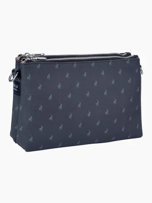 Polo Signature Lifestyle Double Compartment Sling | Black