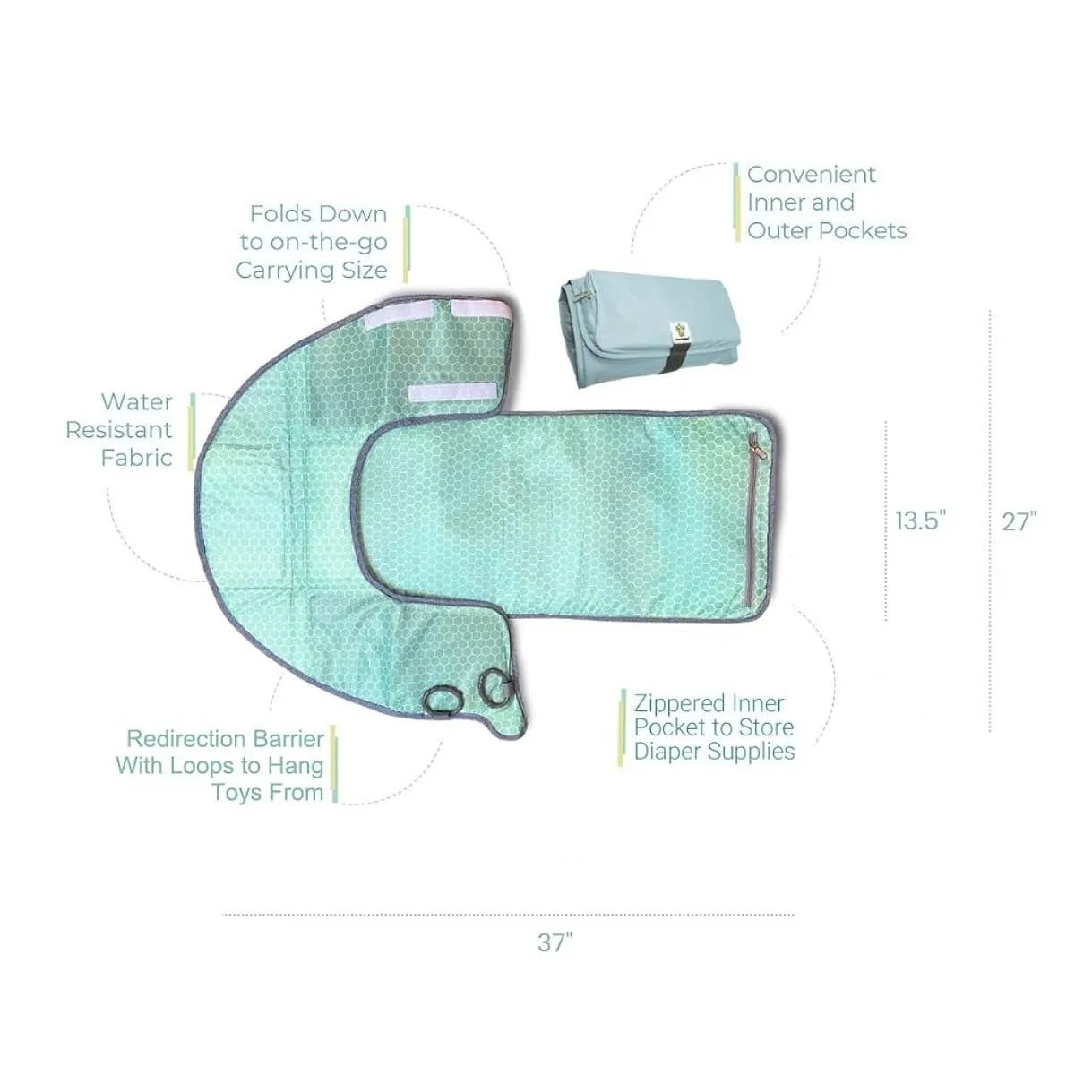 Portable Baby Waterproof Diaper Changing Pad