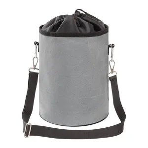 Portable Clothespin Bag With Hook Large Capacity Cylindrical Shape 7 Inch X 7 Inch X 9.6 Inch