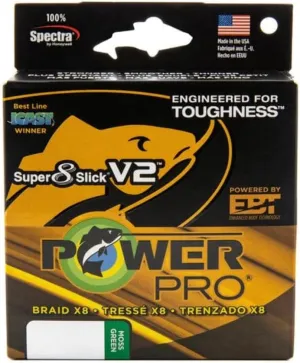 POWER PRO Super8Slick V2 Moss Green Braided Line