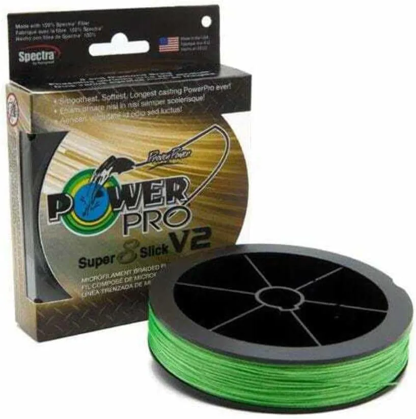 POWER PRO Super8Slick V2 Moss Green Braided Line
