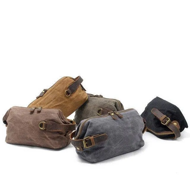 Practical Canvas Toiletry Bag, Cosmetic Bag