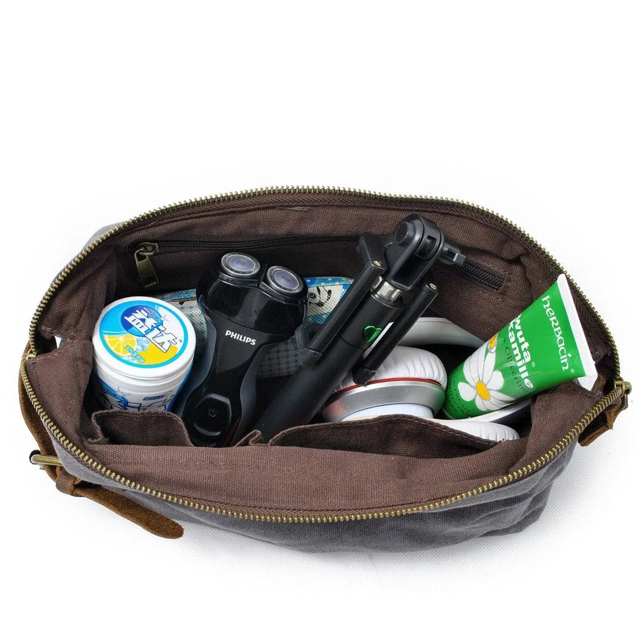 Practical Canvas Toiletry Bag, Cosmetic Bag