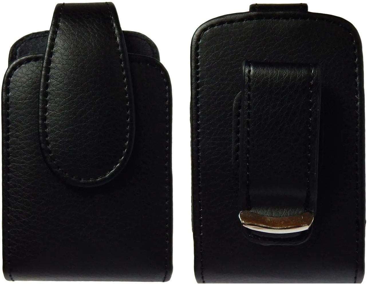 Premium Classic Style Pouch case with Belt Clip for Medtronic Minimed Insulin Pump (US Version) (Black/vertical/1/HL)