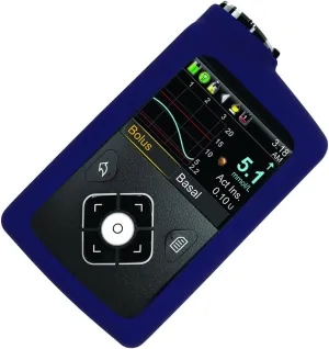 Premium Soft Silicone case for Medtronic Minimed Insulin Pump 630G/ 640G/ 670G/770G /780G(All Model) (Navy)