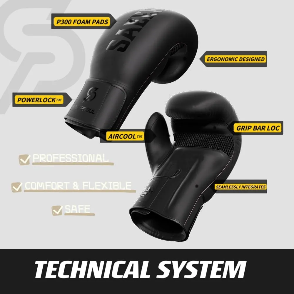 Pro Boxing Gloves for Men and Women Suitable for Boxing Kickboxing Mixed Martial Arts Maui Thai MMA Heavy Bag Fighting Training