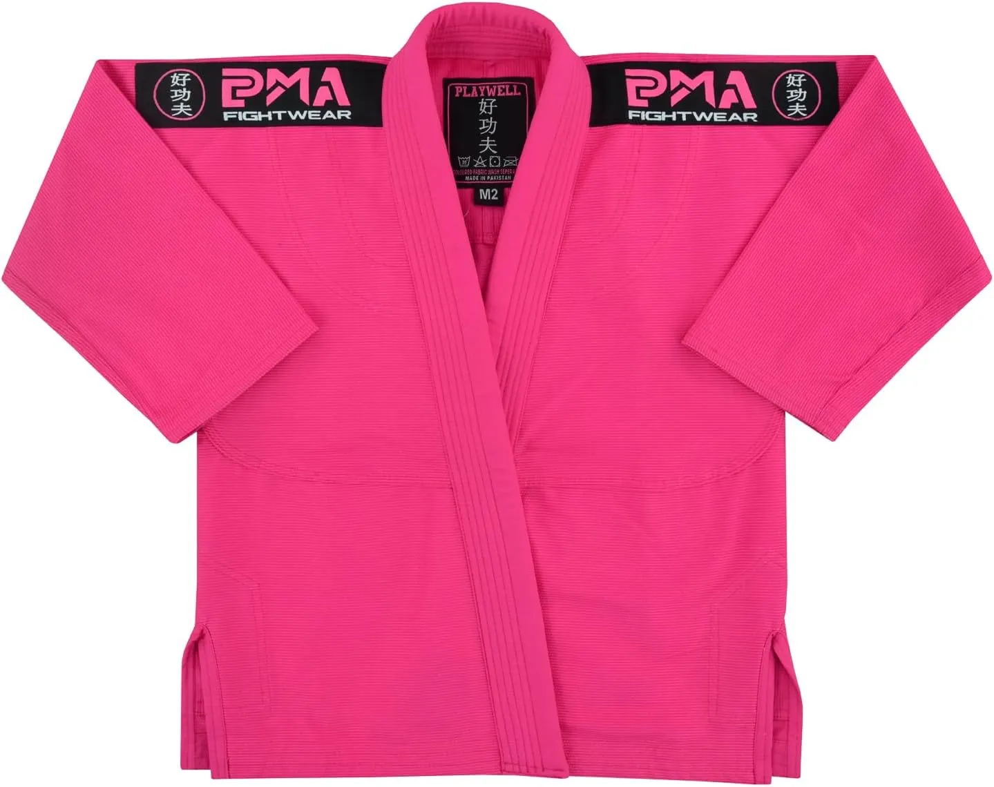 Pro Girls BJJ GI Jiu Jitsu Uniform Suit (Comes with Free Childrens Ju Jitsu White Belt) - Pink