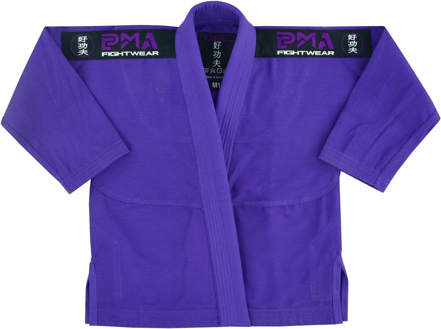 Pro Girls BJJ GI Jiu Jitsu Uniform Suit (Comes with Free Childrens Ju Jitsu White Belt) - Purple