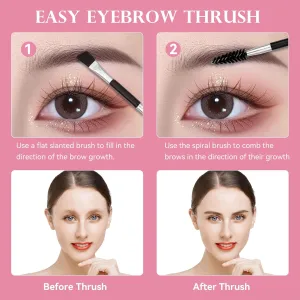 Professional Tweezers 6 Pieces for Women Men Stainless Steel Tweezers with Leather Case