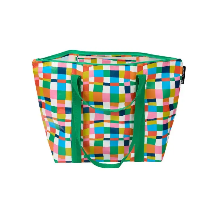 Project Ten | Rainbow Weave Medium Zip Tote