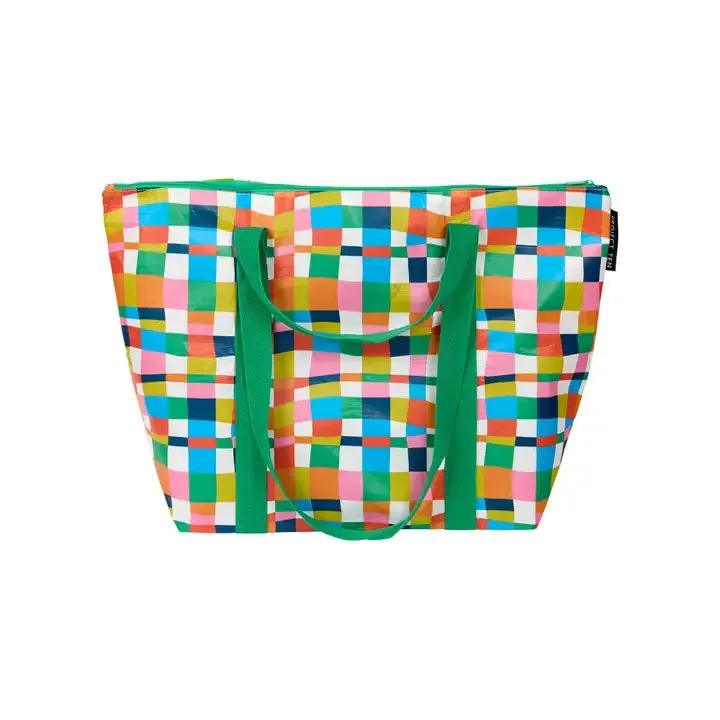 Project Ten | Rainbow Weave Medium Zip Tote