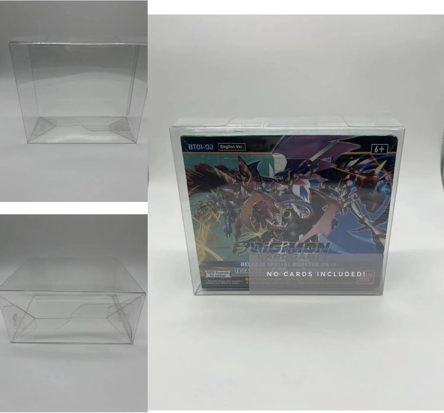 Protecting cases for all collectors (Protecting case for Digimon Booster (5 pack))
