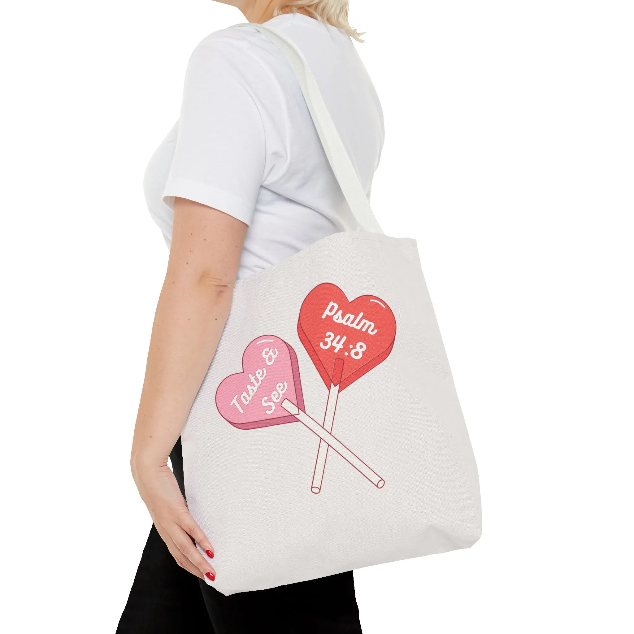 Psalms 34:8 Tote Bag