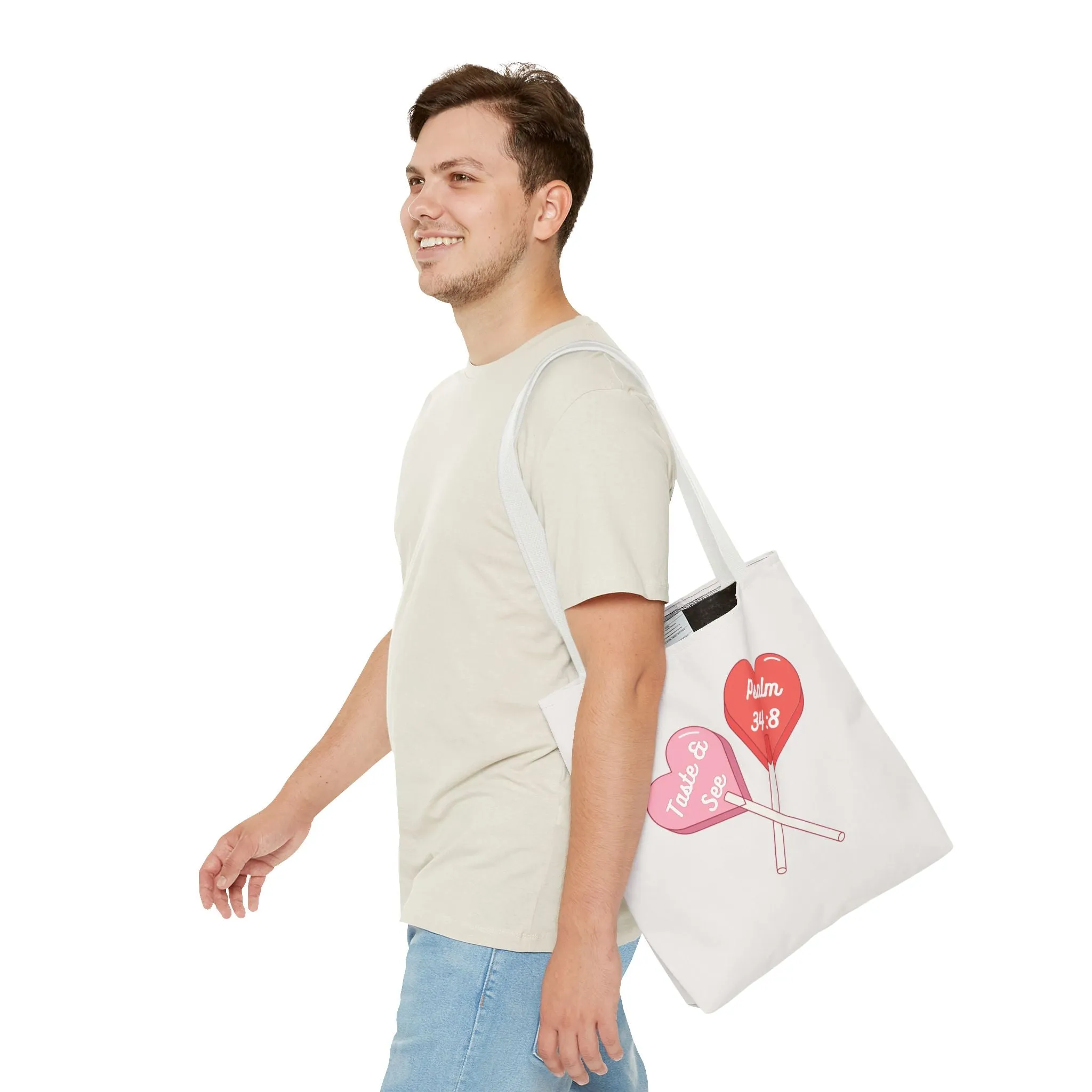Psalms 34:8 Tote Bag