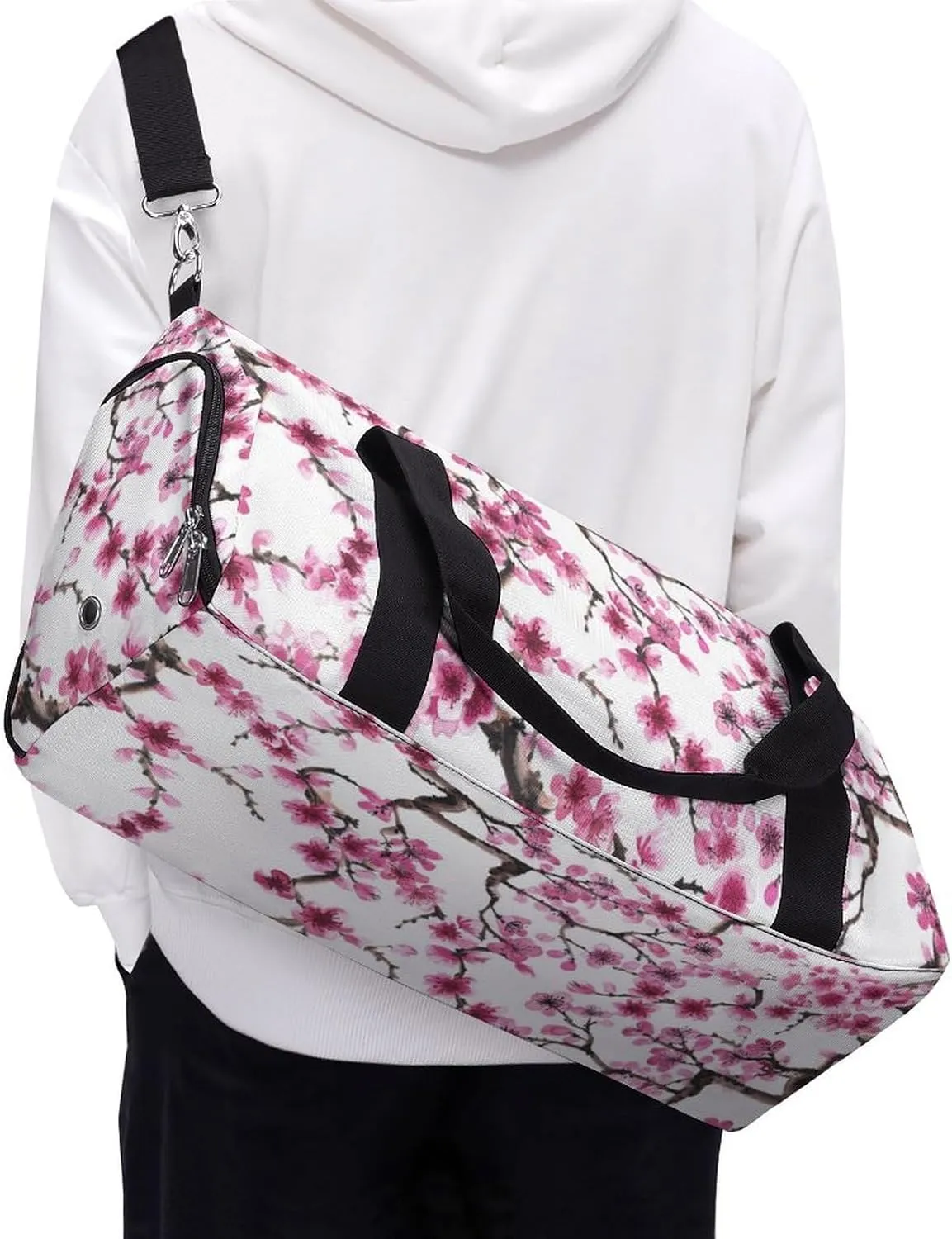 Psychedelic Sun Moon Stars Tie Dye Fitness Bag with Large Capacity Backpack And Waterproof Bag