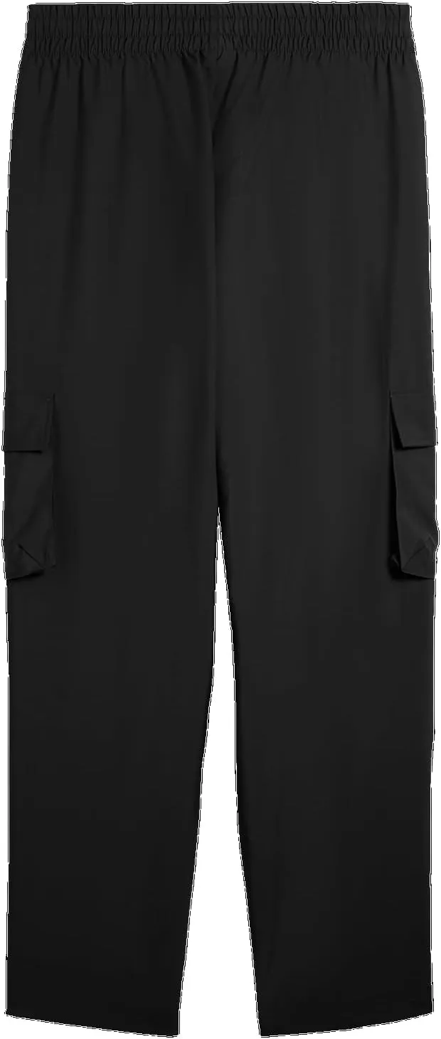 Puma Essential No.1 Logo Woven Cargo Pants - Men's (Black/White)