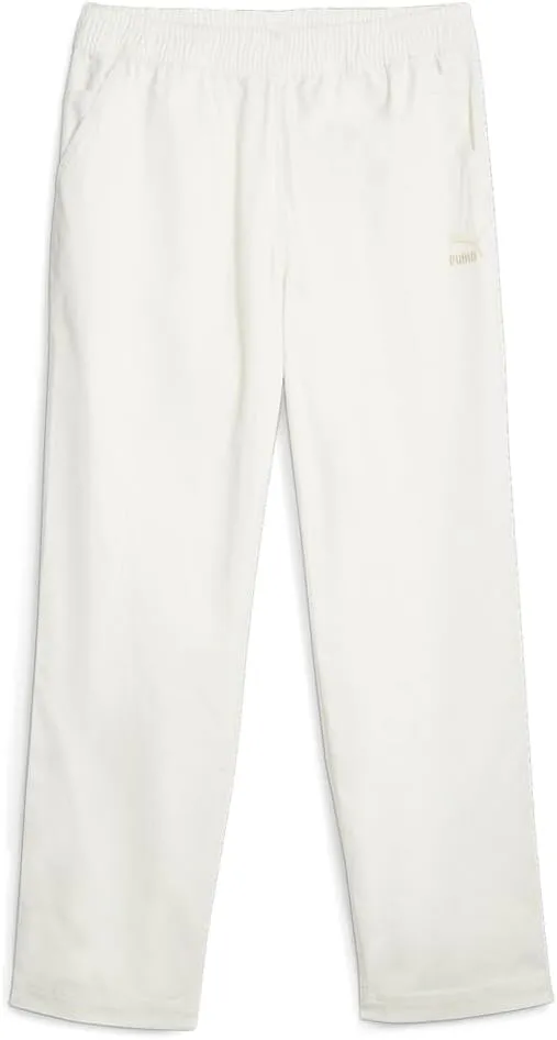 PUMA Mens Better Classics Woven Pants Casual Drawstring - White - Size XL
