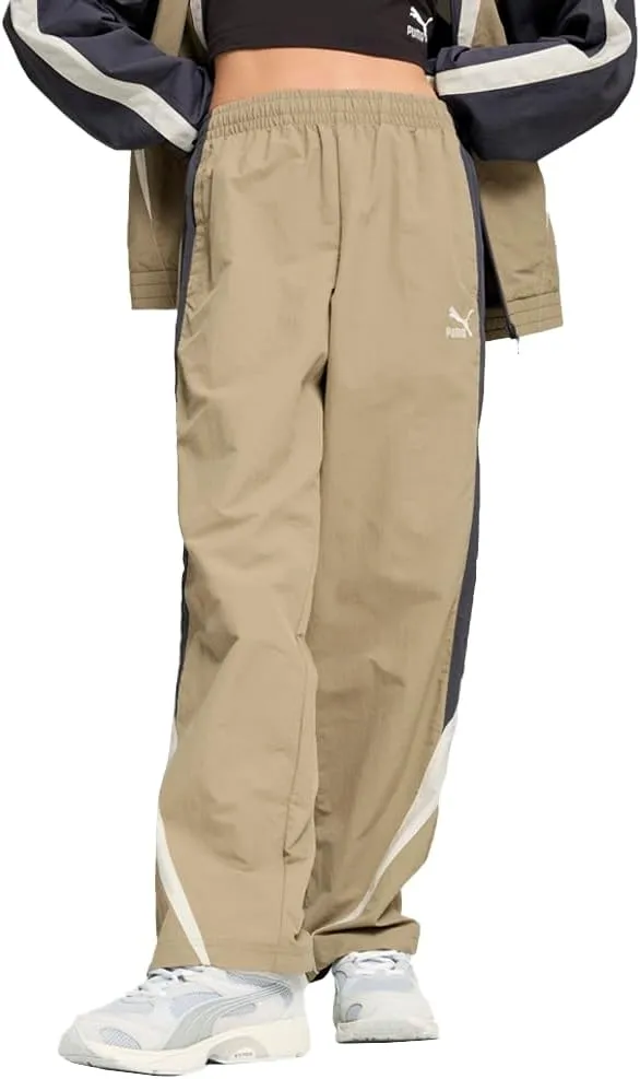 PUMA Mens Club De Course Archive Woven Pants Casual - Beige - Size S