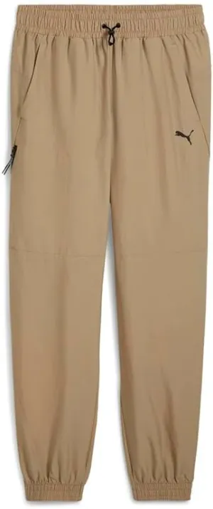 PUMA Mens Open Road Cargo Woven Pants Casual Drawstring - Beige - Size L