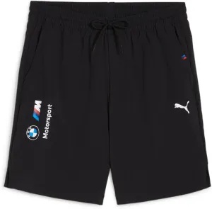 PUMA Men's Standard BMW M Motorsport Essentials Woven 7" Shorts, Black-ss24, L