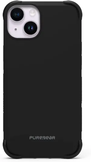 PureGear DualTek Case for Apple iPhone 14 Plus (2022) 6.7", Military Tested and Approved Protection, Heavy-Duty Durable Protective iPhone 14 Plus Case, Drop Test Certification of 20 ft (Black)