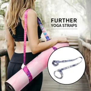 "2 in 1 Yoga Mat Strap Stretching  Yoga Mat"