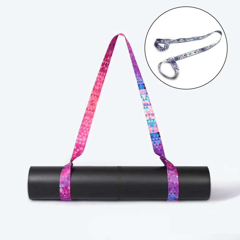 "2 in 1 Yoga Mat Strap Stretching  Yoga Mat"