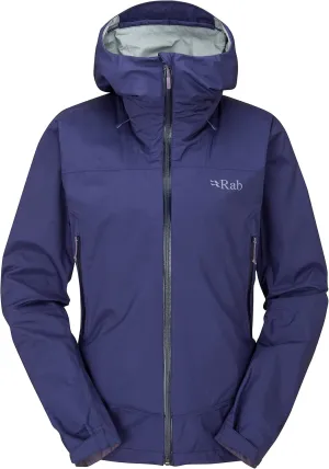 Rab Women's Downpour Plus 2.0 Waterproof Breathable Jacket for Hiking & Climbing