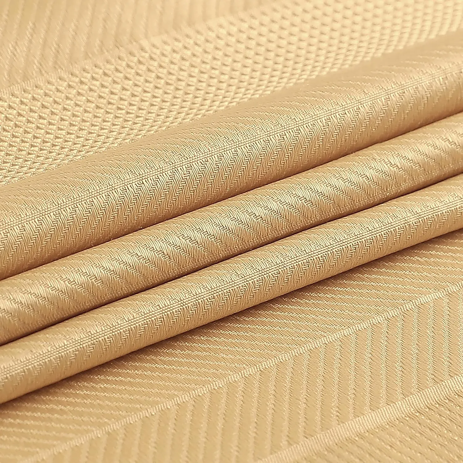 Randall Rectangle Tablecloth Oblong 60“×120“ 10 Feet Water Resistant Dust-Proof Stain Resistant Heavy Duty Table Cover for Kitchen Dinning Party Farmhouse Decoration 10-12 Seats, Wheat Gold