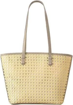 Rattan Hobo Bags for Women Woven Rattan Purses Handbag Shoulder Bag for Beach Summer Travel