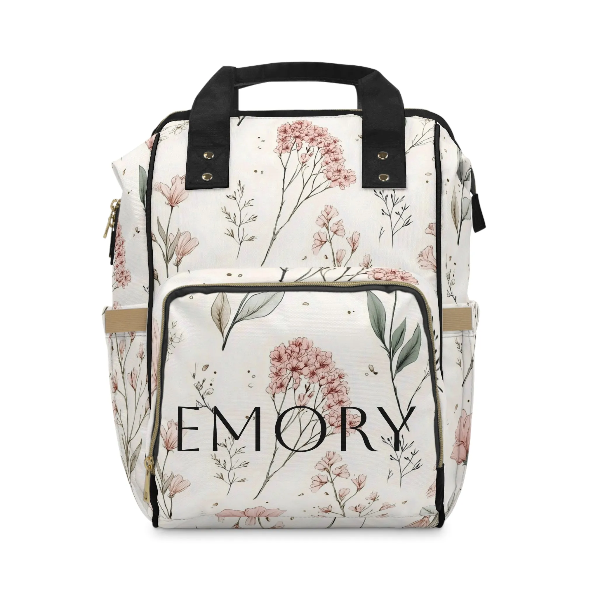 Rave reviews Backpack Diaper Floral Value-based Personalized