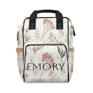 Rave reviews Backpack Diaper Floral Value-based Personalized