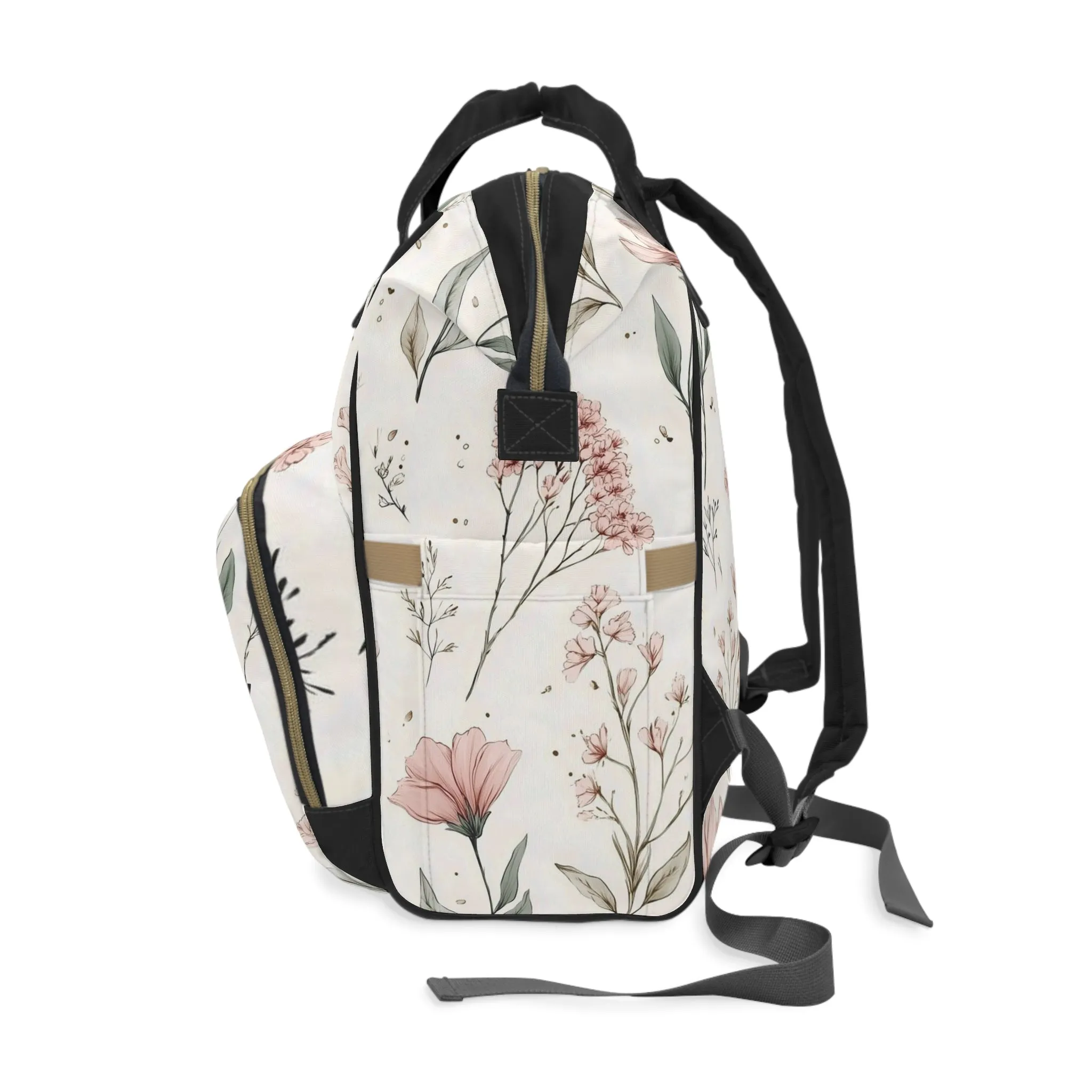 Rave reviews Backpack Diaper Floral Value-based Personalized
