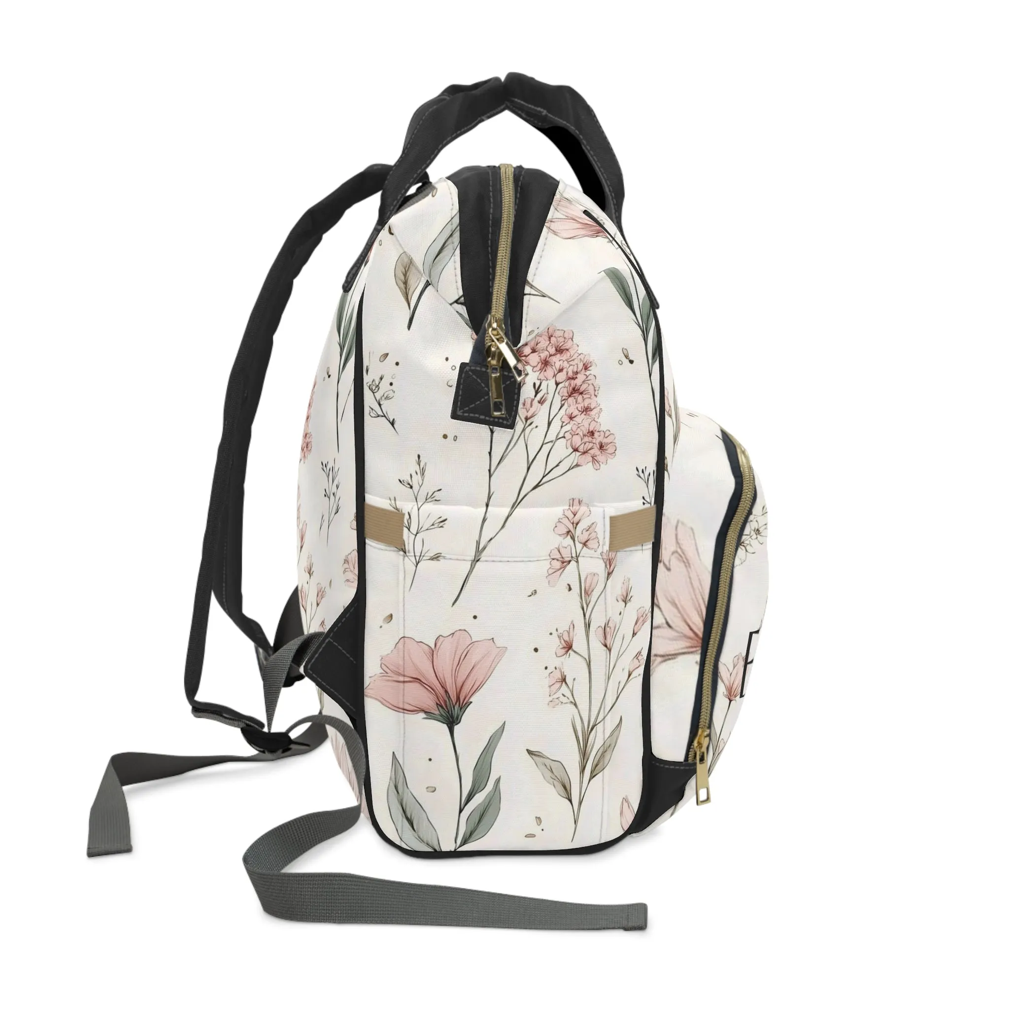 Rave reviews Backpack Diaper Floral Value-based Personalized