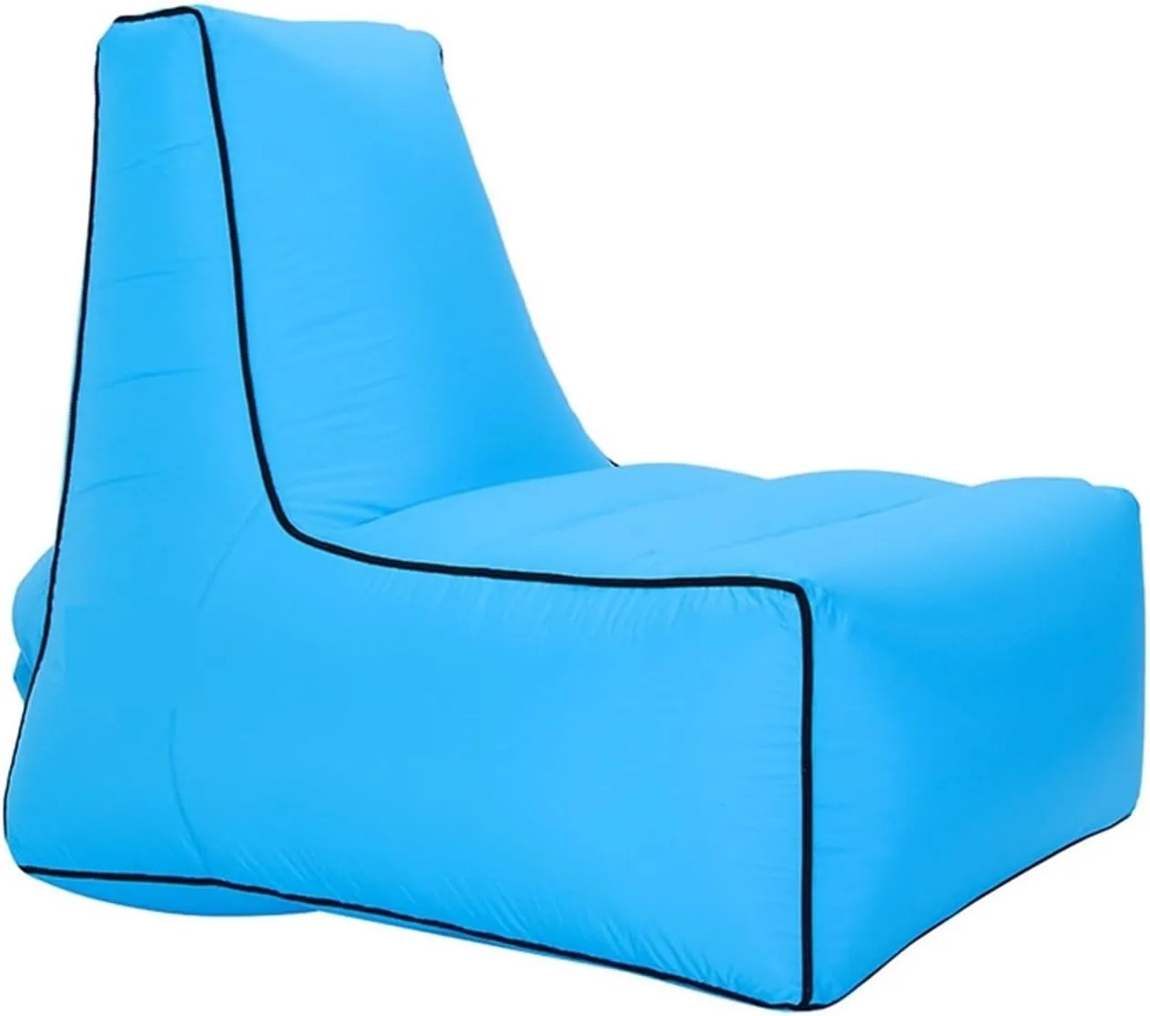 Recliner Outdoor Inflatable Sofa Square Bottom Armchair Air Beach Camping Travel Furniture Chair Tool-Free Folding Air Sofa Leisure Fit for Seat Portable (Color : 100X80X90CM-03)