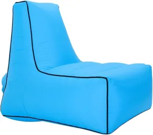 Recliner Outdoor Inflatable Sofa Square Bottom Armchair Air Beach Camping Travel Furniture Chair Tool-Free Folding Air Sofa Leisure Fit for Seat Portable (Color : 100X80X90CM-03)