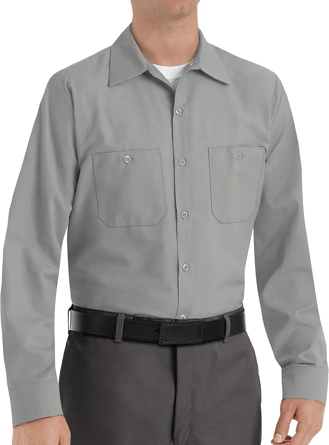 Red Kap Men's Industrial Long Sleeve Work Shirt