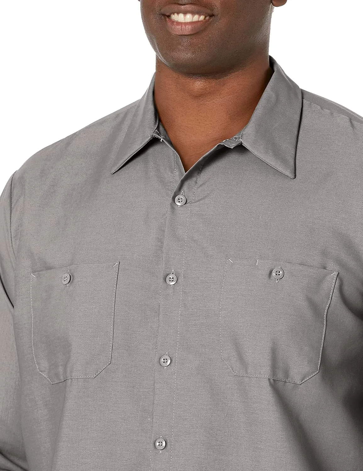 Red Kap Men's Industrial Long Sleeve Work Shirt