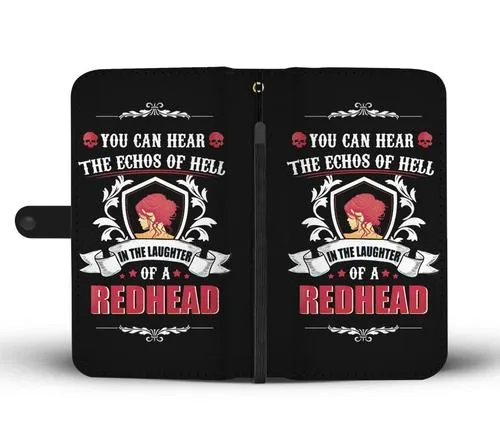 Redhead Wallet Phone Case w/ RFID Blocker